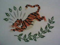 Cross stitch square for any child