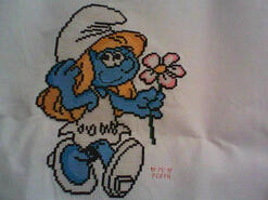 Cross stitch square for any child