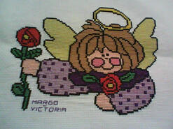 Cross stitch square for any child