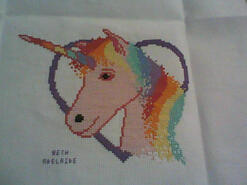 Cross stitch square for any child