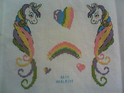 Cross stitch square for any child