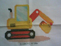 Cross stitch square for Lelahn's quilt