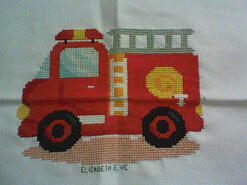 Cross stitch square for Lelahn's quilt