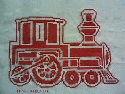 Cross stitch square for Lelahn's quilt