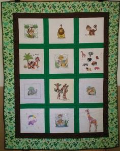 Photo of (QUILTED) Animals-Jungle Animals E01s quilt