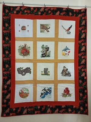 Photo of (QUILTED) Realistic Wildlife E01s quilt