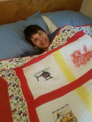 Photo of Nathan Cs quilt