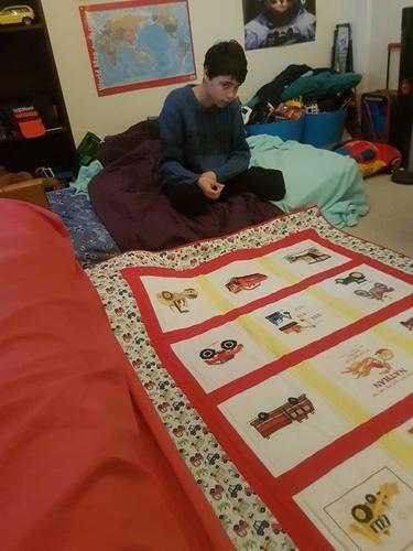 Photo of Nathan Cs quilt