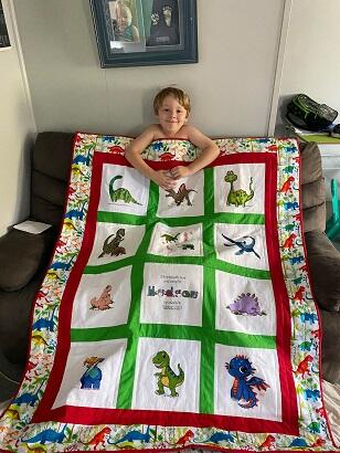 Photo of Hudsons quilt