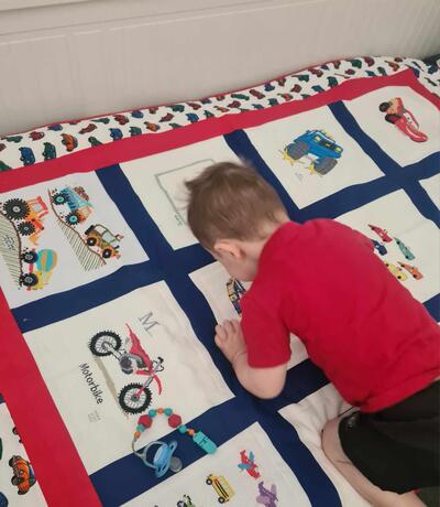 Photo of Mitchells quilt