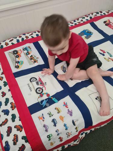 Photo of Mitchells quilt