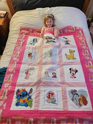 Photo of Charlottes quilt