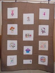 Photo of (QUILTED) Girl Theme E03s quilt