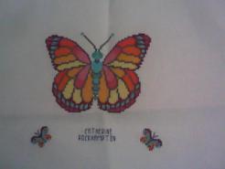 Cross stitch square for Taejarna's quilt