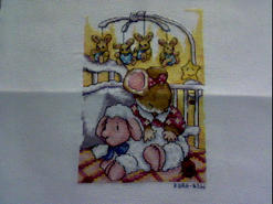 Cross stitch square for Heath S's quilt