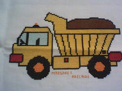 Cross stitch square for Rylee B's quilt