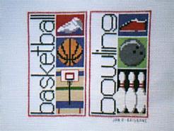 Cross stitch square for (QUILTED) Sport E01's quilt