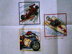 Cross stitch square for (QUILTED) Sport E01's quilt