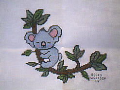 Cross stitch square for Heath S's quilt
