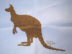Cross stitch square for Heath S's quilt