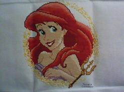 Cross stitch square for Lilli's quilt