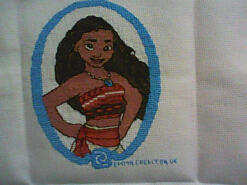 Cross stitch square for Lilli's quilt