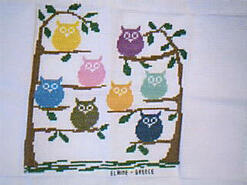 Cross stitch square for Evie U's quilt