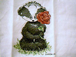 Cross stitch square for Heath S's quilt