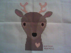 Cross stitch square for Yoorellah's quilt