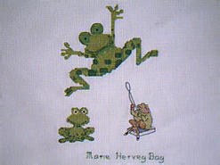Cross stitch square for Holly's quilt