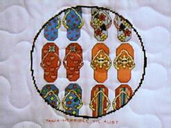 Cross stitch square for (QUILTED) Girl Theme E03's quilt