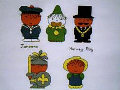 Cross stitch square for any child