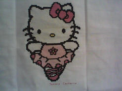 Cross stitch square for Grace's quilt