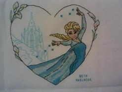 Cross stitch square for Rachel G's quilt