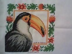 Cross stitch square for Holly's quilt