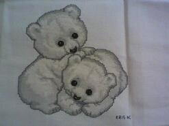 Cross stitch square for Samuel A's quilt