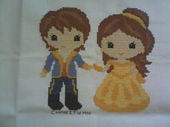 Cross stitch square for Rhi's quilt