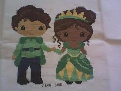 Cross stitch square for Rhi's quilt
