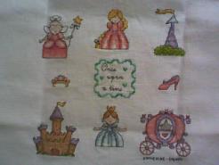 Cross stitch square for Alice's quilt
