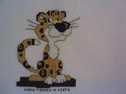 Cross stitch square for Heath S's quilt