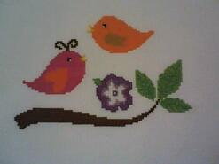 Cross stitch square for Evie U's quilt