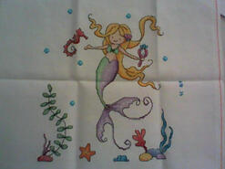 Cross stitch square for any child