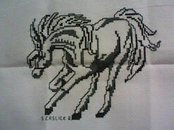 Cross stitch square for any child