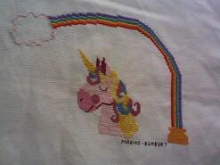 Cross stitch square for Daekotah-Jay's quilt