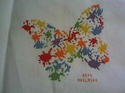 Cross stitch square for Daekotah-Jay's quilt