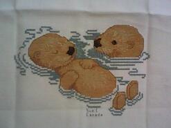 Cross stitch square for Samuel A's quilt