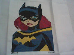 Cross stitch square for Elyjah's quilt