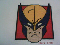 Cross stitch square for Elyjah's quilt