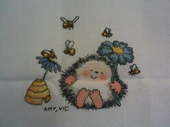 Cross stitch square for Billy's quilt