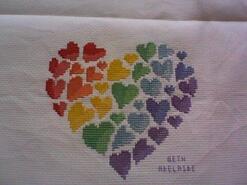 Cross stitch square for Daekotah-Jay's quilt